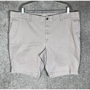 Hawker Rye Chino Shorts Mens Size 46x11‎ Stretch Light Gray Pockets